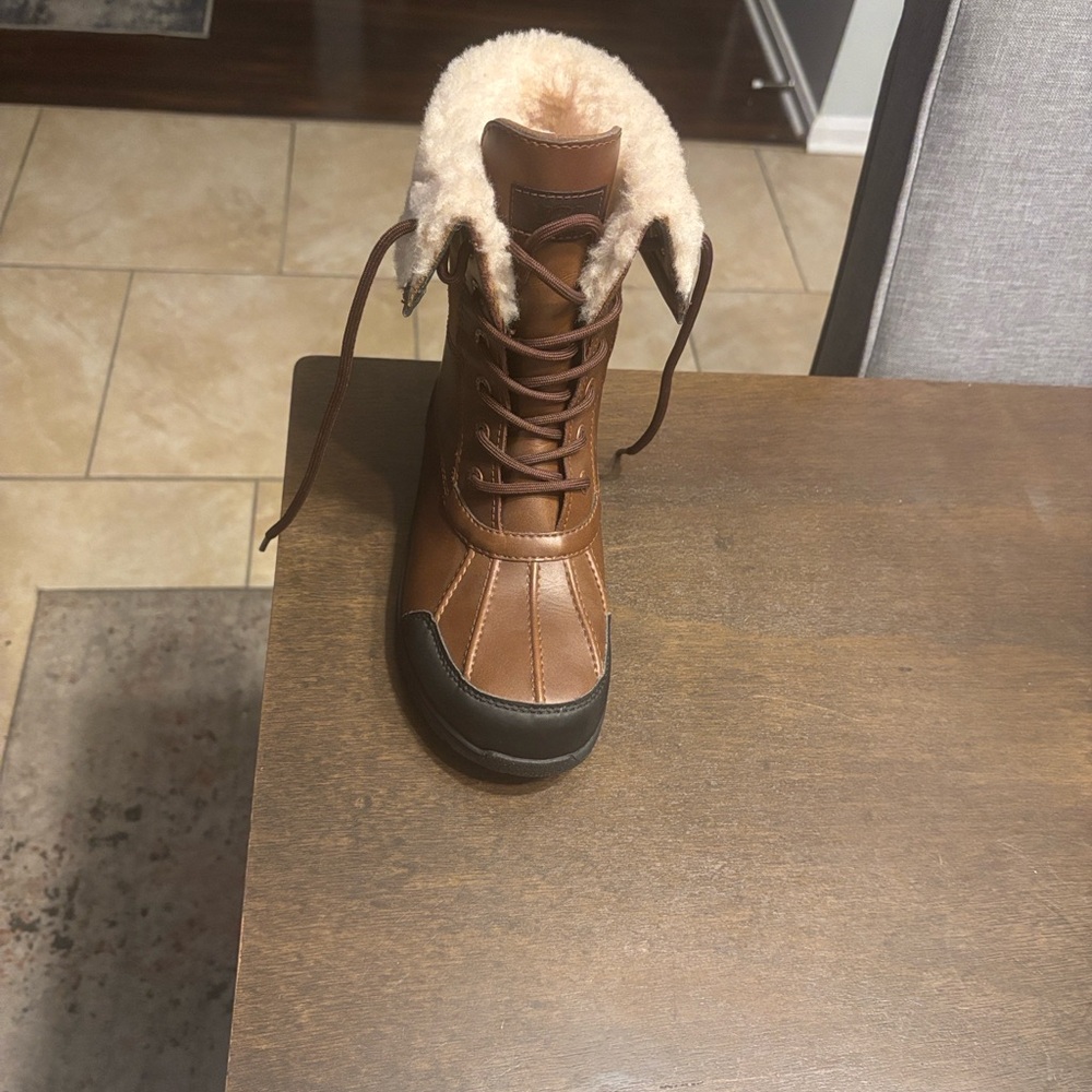 UGG KIDS Brown and Black Winter Boots